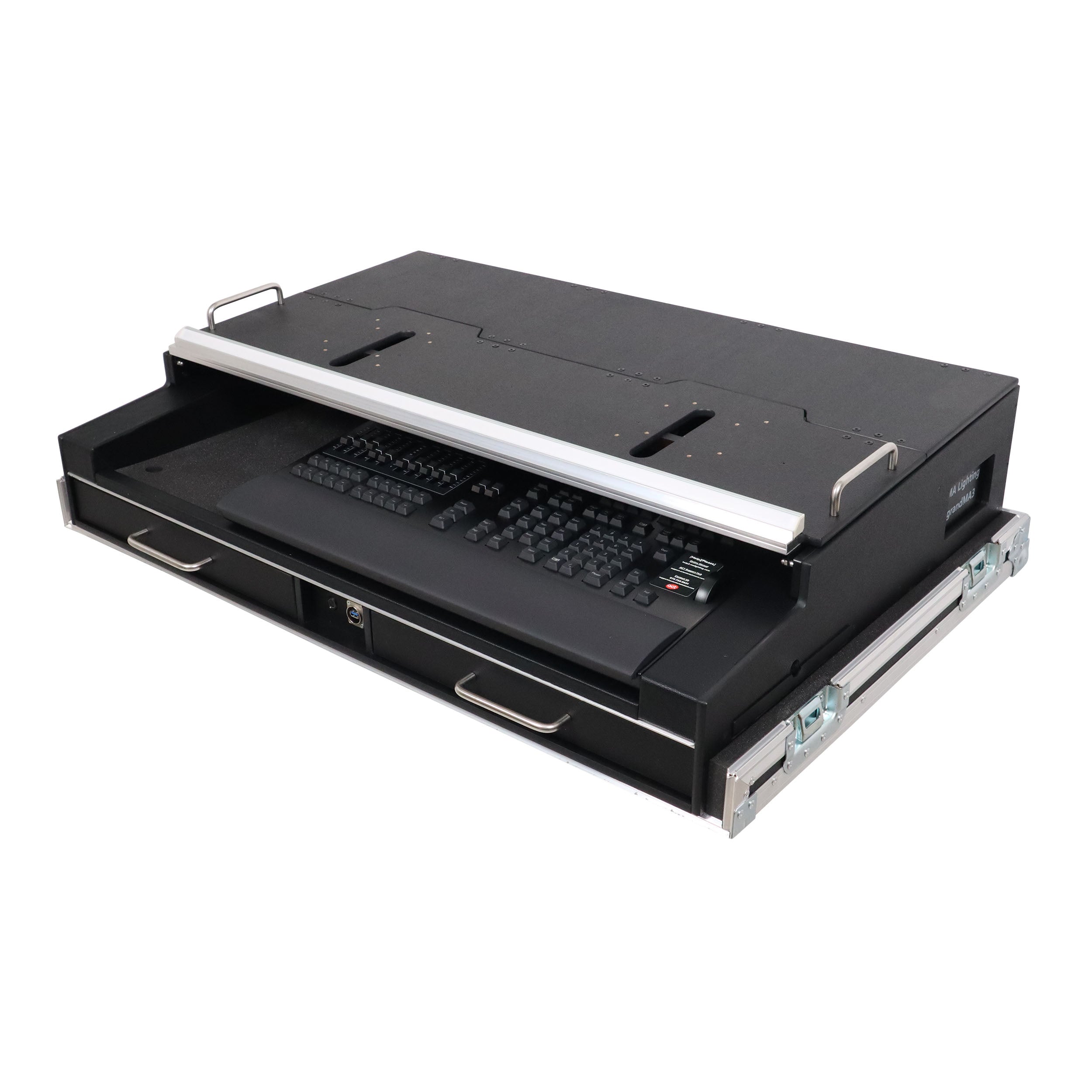 Flight Case for GrandMA3 onPC Command Wing + Fader Wing by Santosom