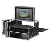 Flight case Regie 4, Roland VR-4HD LCD 19" 3U by Santosom