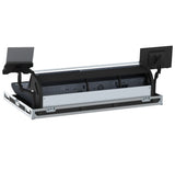 Flight case for Yamaha Rivage PM7 CSD-R7 PM10 CS-R10 Audio Console Mixer with Doghouse and Wheels by Santosom