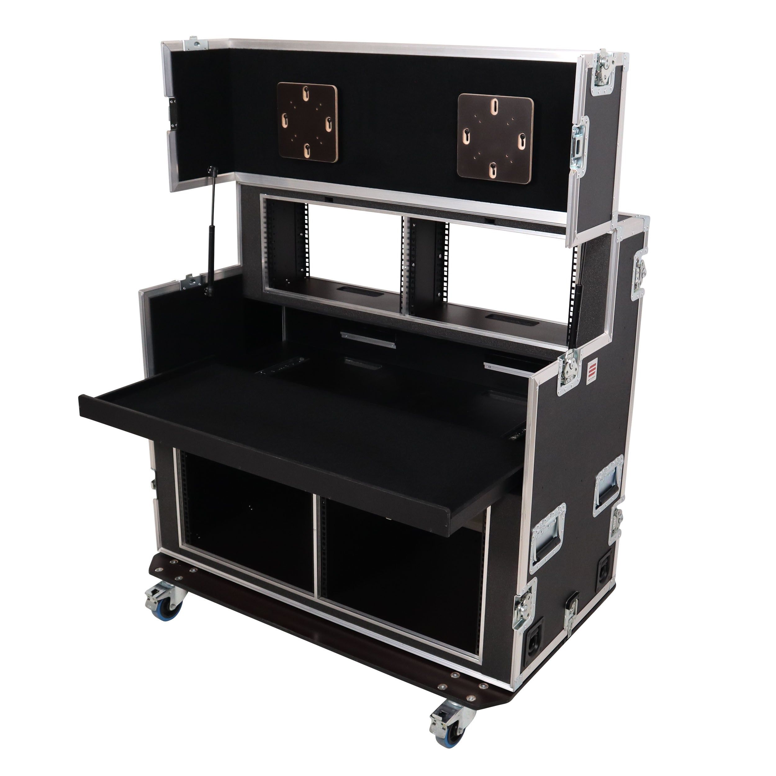 Video Controller Regie 2x 24" Monitors + rack, 560-BRR 9U + 6U by Santosom
