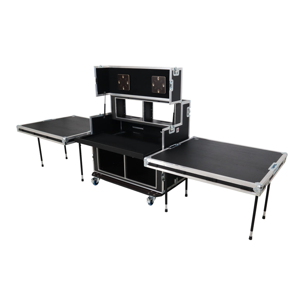 Video Controller Regie 2x 24" Monitors + rack, 560-BRR 9U + 6U by Santosom