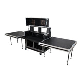 Video Controller Regie 2x 24" Monitors + rack, 560-BRR 9U + 6U by Santosom