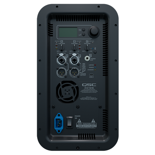 QSC KC12 Active 3-Way Column Loud Speaker System
