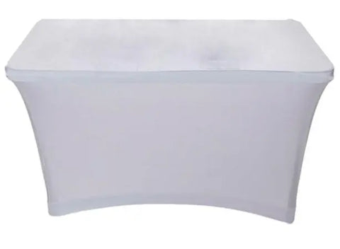 Scrim King SS-TBL-401W (4ft White table cover, open back)