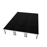 StageOne 12 ft x 16 ft / 4x4 Package – 12 Decks w/ 16–22 inch Adjustable Legs