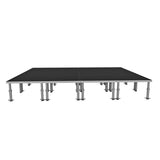 StageOne 12 ft x 16 ft / 4x4 Package – 12 Decks w/ 16–22 inch Adjustable Legs
