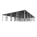 StageQ 16x24ft Portable Stage Platform Package with 12 Decks Event Staging System 28-48" Height