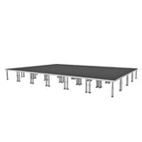 StageOne 16 ft x 24 ft / 4x4 Package – 24 Decks w/ 16–22 inch Adjustable Legs