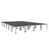 StageOne 16 ft x 24 ft / 4x4 Package – 24 Decks w/ 16–22 inch Adjustable Legs