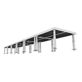 StageOne 24 ft x 4 ft / 4x4 Package – 6 Decks w/ 16–22 inch Adjustable Legs