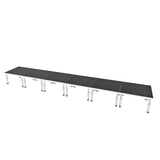 StageOne 24 ft x 4 ft / 4x4 Package – 6 Decks w/ 16–22 inch Adjustable Legs