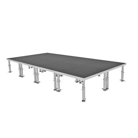StageOne 8 ft x 16 ft / 4x4 Package – 8 Decks w/ 16–22 inch Adjustable Legs