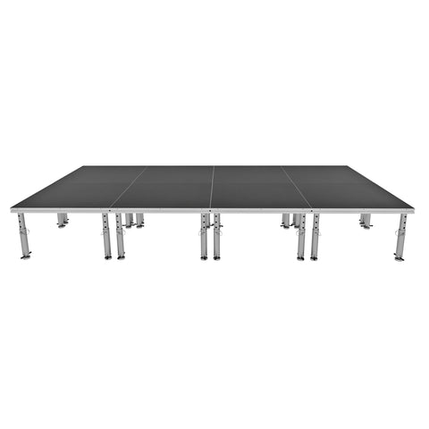 StageOne 8 ft x 16 ft / 4x4 Package – 8 Decks w/ 16–22 inch Adjustable Legs