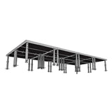StageOne 8 ft x 16 ft / 4x4 Package – 8 Decks w/ 16–22 inch Adjustable Legs