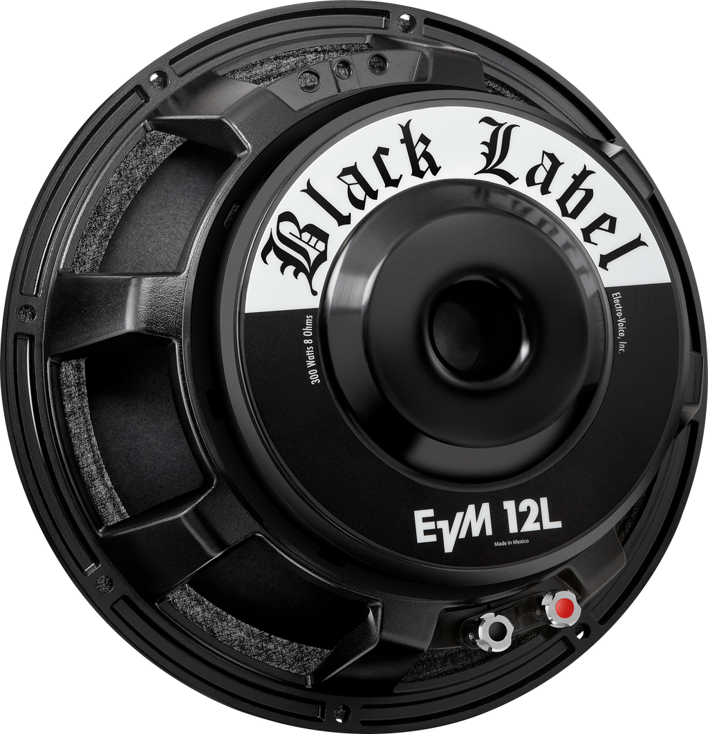 Electro-Voice EVM12L8OHMBLLABEL – Zakk Wylde signature guitar speaker, 12-inch, 300-watt, 8 ohms