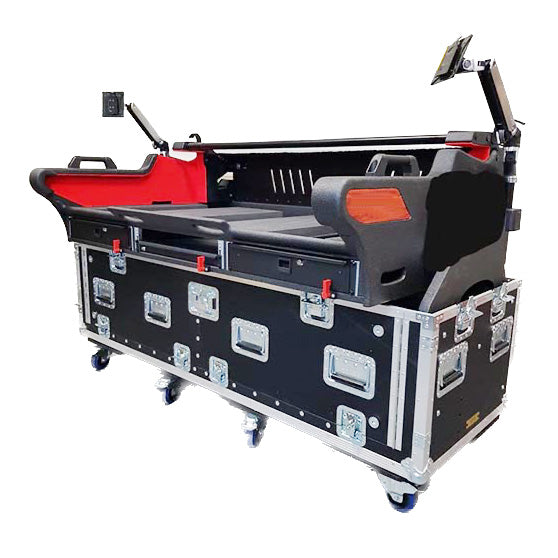 Flip-Ready Easy Retracting Hydraulic Lift Case for Yamaha PM7-10 Rivage Console by ZCase®