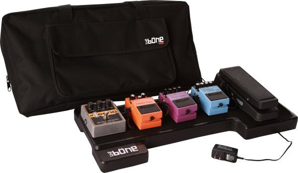 Gator Cases GBONE Bone Pedal Board; w/ Carry Bag &amp; Power Supply