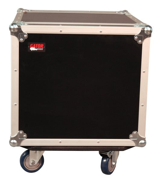 Gator Cases GTOUR10UCAST 10U  Standard Audio Road Rack w/ Casters