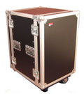 Gator Cases GTOUR16UCAST 16U  Standard Audio Road Rack Case w/ Casters