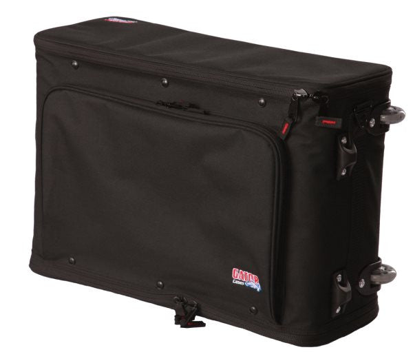 Gator Cases GRRACKBAG2UW 2U Lightweight rack bag w/ tow handle and wheels