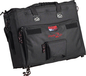 Gator Cases GSR2U Laptop and 2-Space Audio Rack Bag