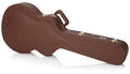 Gator Cases GW335BROWN Semi-Hollow Guitar Deluxe Wood Case