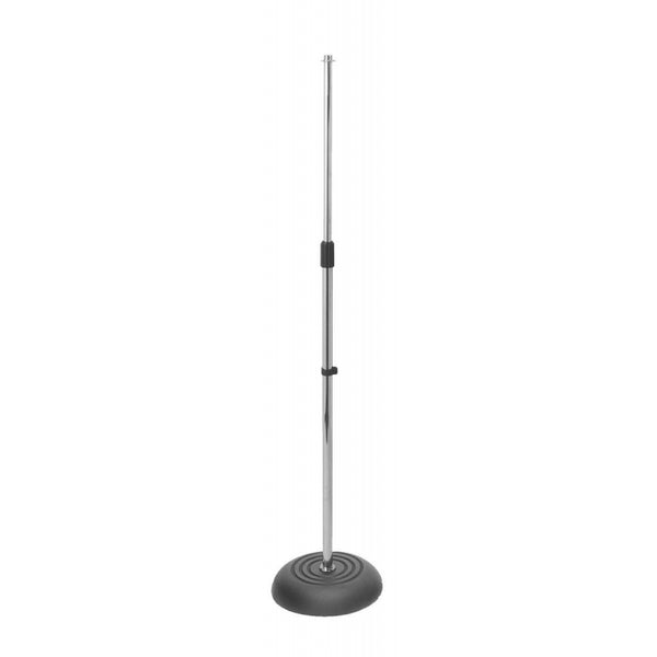 On Stage MS7201C Round Base Mic Stand, Chrome