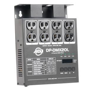 American Dj DPDMX20L 4 channel, DMX dimmer/switch pack. 600W per channel, digital DMX addressing, 1