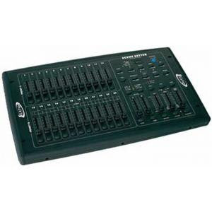 American Dj SCENESETTER 24 ch. DMX dimming console. Easy programmability! MIDI, 4600 programmable s