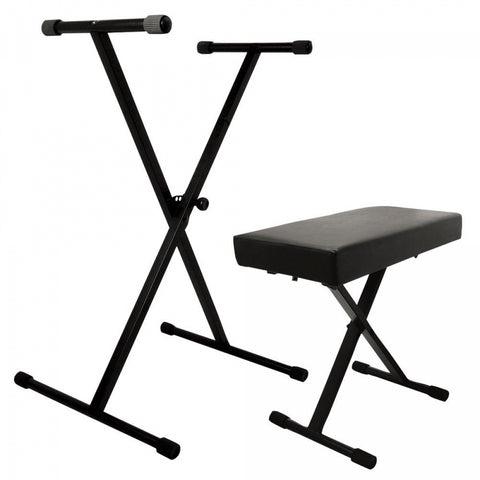 On Stage KPK6500 Keyboard Stand and Bench Pack - Image 1