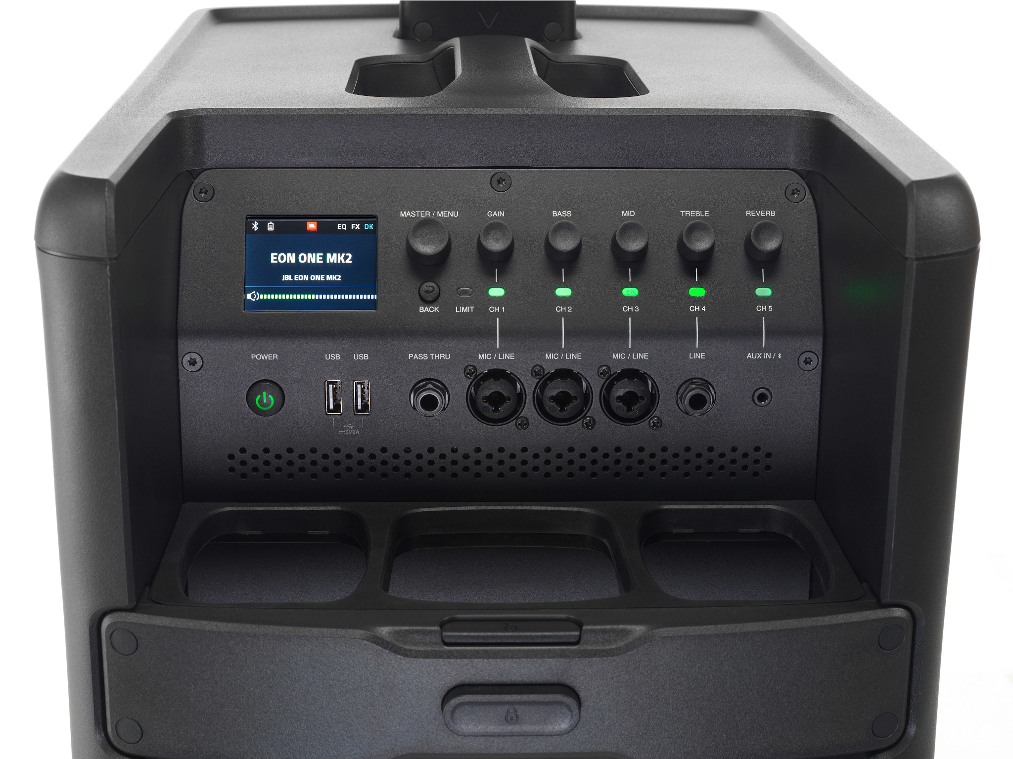 JBL EON ONE MK2 - All-In-One Rechargeable Column PA with Built-In Mixer and DSP