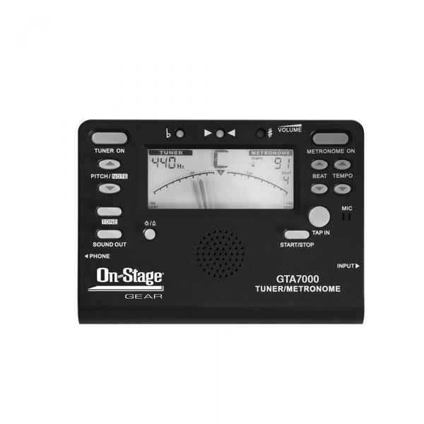 On Stage GTA7000 Chromatic Tuner, Metronome, Tone Generator - Image 1