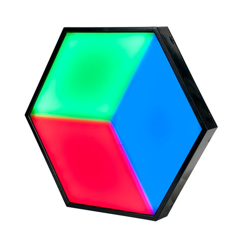 American DJ Hexagonal Shaped LED Panel with Stunning 3D Visual Effects - Image 1