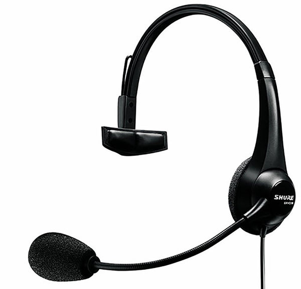Shure Lightweight Single-Sided Broadcast Headset with Neutrik 5-Pin XLR cable - Image 1