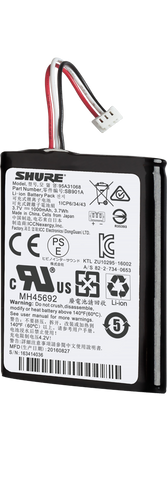Shure Rechargeable Lithium-ion Battery for Microflex Wireless - Image 1