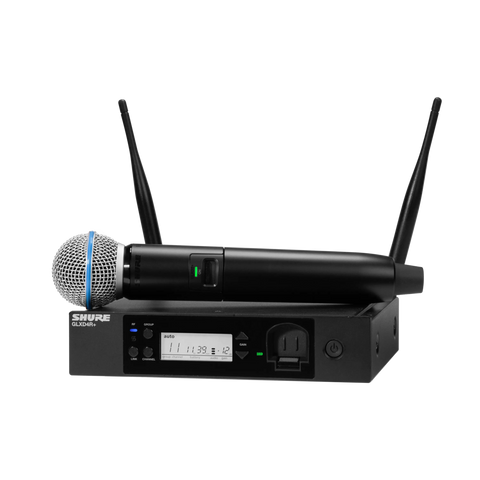 Shure GLXD24R+B58 Digital Wireless Rack System with BETA®58A Vocal Microphone