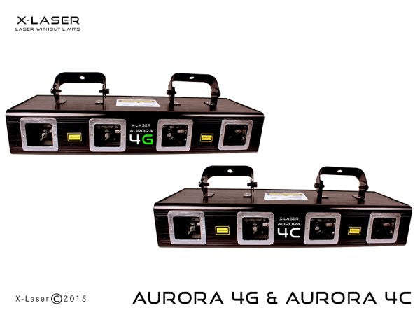 X-laser AURORA4C Quad Head, Full Color 450mW