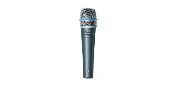 Shure BETA57A Supercardioid Dynamic with High Output Neodymium Cartridge, for Vocal and Instrument,