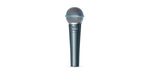 Shure BETA58A Supercardioid Dynamic with High Output Neodymium Cartridge, for Vocal,Microphone clip