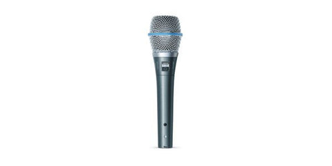 Shure BETA87C Cardioid Condenser, for Vocal, Microphone clip, Zippered pouch