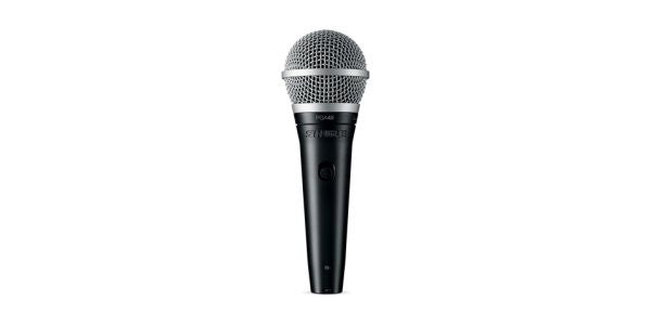 Shure PGA48QTR Cardioid dynamic vocal microphone, XLR-QTR Cable