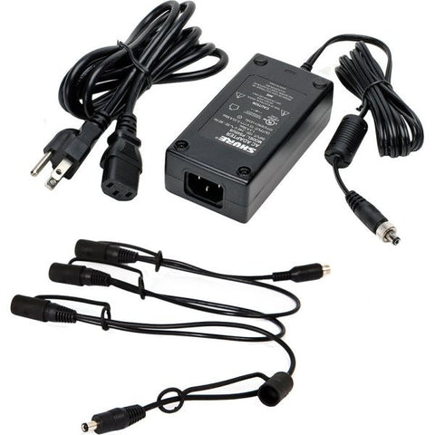 Shure PS124 In-Line Power Supply with Four-Connection Distribution Cable, works with BLX, PGXD, SLX