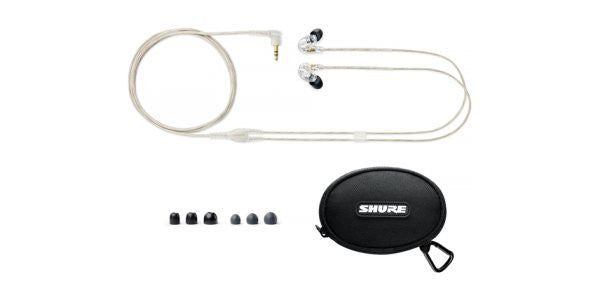 Shure SE215CL Sound Isolating Earphones with Dynamic MicroDriver, Detachable cable with formable wi