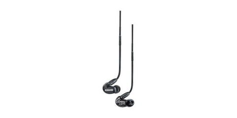 Shure SE215K Sound Isolating Earphones with Dynamic MicroDriver, Detachable cable with formable wir