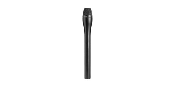 Shure SM63LB Omnidirectional Dynamic, Black fi nish with Long Handle for interviewing, Microphone c