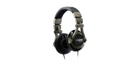 Shure SRH550DJ Professional Quality DJ Headphones, Attached cable, Threaded ¼" gold plated adapter