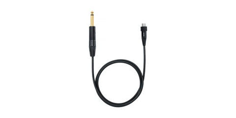 Shure WA305 Premium threaded locking TQG connector guitar cable (functions with GLXD1, QLXD1, ULXD1