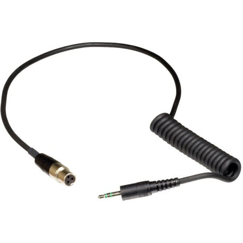 Shure WA460 3.5' Output Cable, TA3F Connector to Stereo Miniplug Connector, Used with VP3 Receivers