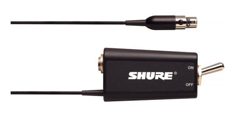 Shure WA661 In-Line Bodypack Mute Switch for QLXD1, ULXD1, UR1, AXIENT Bodypack Transmitters