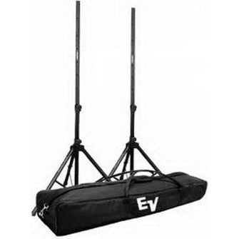 Electro Voice TSP1 2 Ev Tripod Speaker Stands and 1 Ev Dual Tripod Speaker Stand Carry Bag